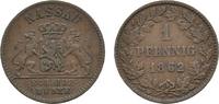 Nassau Cu Pfennig Adolph 1839-1866 -