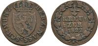 Nassau Cu 1/4 Kreuzer Wilhelm 1816-1839 -