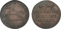 Braunschweig-Wolfenbüttel Cu Pfennig Karl 1815-1830 -