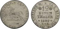 Braunschweig-Wolfenbüttel 1/12 Taler Karl 1815-1830 -
