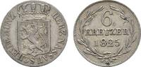 Nassau 6 Kreuzer Wilhelm 1816-1839 -