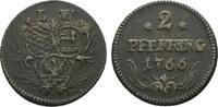 Löwenstein-Wertheim-Rochefort Cu 2 Pfennig Gemeinschaftsprägungen mit Virneburg ab 1767 -