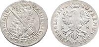 Brandenburg-Preußen 18 Gröscher 1698 SD Königsberg Friedrich III. 1688-1701 Sehr seltene Variante. Winz. Schrötlingsfehler, VF