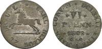 Braunschweig-Wolfenbüttel 6 Pfennig Karl 1815-1830 -