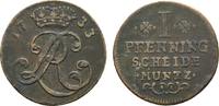 Braunschweig-Wolfenbüttel Cu Pfennig Ludwig Rudolph 1731-1735 -