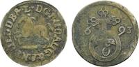 Braunschweig-Wolfenbüttel 6 Pfennig Rudolf August und Anton Ulrich 1685-1704 -