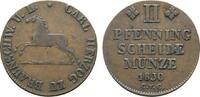 Braunschweig-Wolfenbüttel Cu 2 Pfennig Karl 1815-1830 -