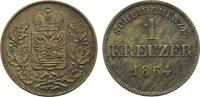 Schwarzburg-Rudolstadt Cu Kreuzer Friedrich Günther 1807-1867 -
