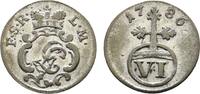 Schwarzburg-Rudolstadt 6 Pfennig Ludwig Günther II. 1767-1790 -