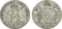 Würzburg, Bistum 2 1/2 Kreuzer Adam Friedrich von Seinsheim 1755-1779 -