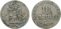 Würzburg, Großherzogtum 3 Kreuzer Ferdinand von Österreich 1806-1814 -