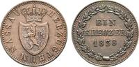 Nassau Cu Kreuzer Wilhelm 1816-1839 -
