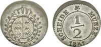 Württemberg 1/2 Kreuzer Wilhelm I. 1816-1864 -