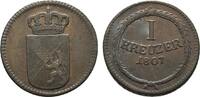 Baden-Durlach Cu Kreuzer Karl Friedrich 1806-1811 -
