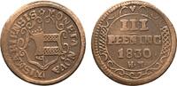 Mecklenburg-Wismar, Stadt Cu 3 Pfennig -