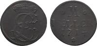 Sachsen-Meiningen Cu Heller Ernst Ludwig 1706-1724 -