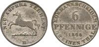 Braunschweig-Calenberg-Hannover 6 Pfennig Ernst August 1837-1851 -