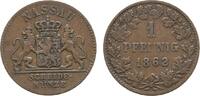 Nassau Cu Pfennig Adolph 1839-1866 -