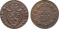 Nassau Cu 1/4 Kreuzer Wilhelm 1816-1839 -