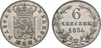 Nassau 6 Kreuzer Wilhelm 1816-1839 -