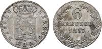 Nassau 6 Kreuzer Wilhelm 1816-1839 -