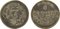 Sachsen-Hildburghausen Zeitgenössische Fälschung des 6 Kreuzer Friedrich 1784-1826 -