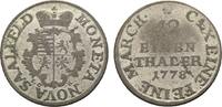 Sachsen-Coburg-Saalfeld 1/12 Taler Ernst Friedrich 1764-1800 -
