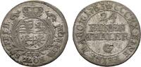 Sachsen-Coburg-Saalfeld 1/24 Taler Franz Josias 1745-1764 -