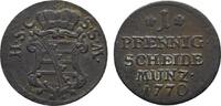 Sachsen-Coburg-Saalfeld Cu Pfennig Ernst Friedrich 1764-1800 -