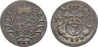 Sachsen-Coburg-Saalfeld 3 Pfennig Christian Ernst und Franz Josias 1729-1745 -