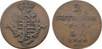 Sachsen-Weimar-Eisenach Cu 2 Gute Pfennig Anna Amalia 1758-1775 -