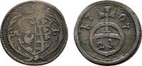 Sachsen-Meiningen 2 Pfennig Ernst Ludwig 1706-1724 -