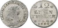 Mecklenburg-Schwerin 1/12 Taler Friedrich 1756-1785 -
