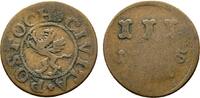 Mecklenburg-Rostock, Stadt Cu 3 Pfennig -