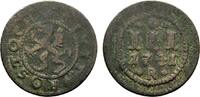 Mecklenburg-Rostock, Stadt Cu 3 Pfennig -