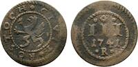 Mecklenburg-Rostock, Stadt Cu 3 Pfennig -