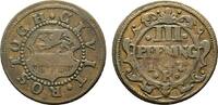 Mecklenburg-Rostock, Stadt Cu 3 Pfennig -