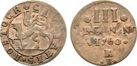 Mecklenburg-Rostock, Stadt Cu 3 Pfennig -