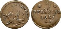 Mecklenburg-Rostock, Stadt Cu 3 Pfennig -