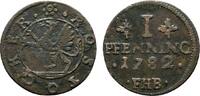 Mecklenburg-Rostock, Stadt Cu Pfennig -