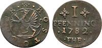 Mecklenburg-Rostock, Stadt Cu Pfennig -