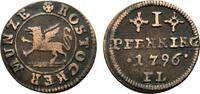 Mecklenburg-Rostock, Stadt Cu Pfennig -