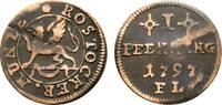 Mecklenburg-Rostock, Stadt Cu Pfennig -