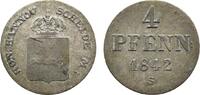 Braunschweig-Calenberg-Hannover 4 Pfennig Ernst August 1837-1851 -