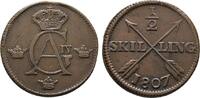 Schweden Cu 1/2 Skilling Gustav IV. Adolf 1792-1809 -