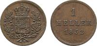 Bayern Cu Heller Maximilian II. 1848-1864 -