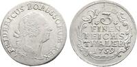 Brandenburg-Preußen 1/3 Taler Friedrich II. 1740-1786 -