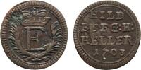 Sachsen-Hildburghausen Cu Heller Ernst 1680-1715 -