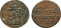 Würzburg, Großherzogtum Cu 1/4 Kreuzer Ferdinand von Österreich 1806-1814 -