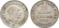 Braunschweig-Calenberg-Hannover 1/12 Taler Ernst August 1837-1851 -